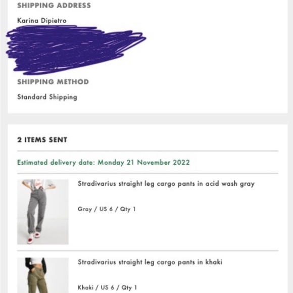 Stradivarius straight leg cargo pants in khaki - Picture 2 of 4